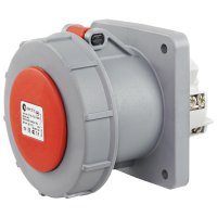 Preview: CEE-Einbausteckdose Anbaudose IP67 63A 5-polig 3P-N-E-P 415V Schraubanschluss Preview: CEE-Einbausteckdose Anbaudose IP67 63A 5-polig 3P-N-E-P 415V Schraubanschluss