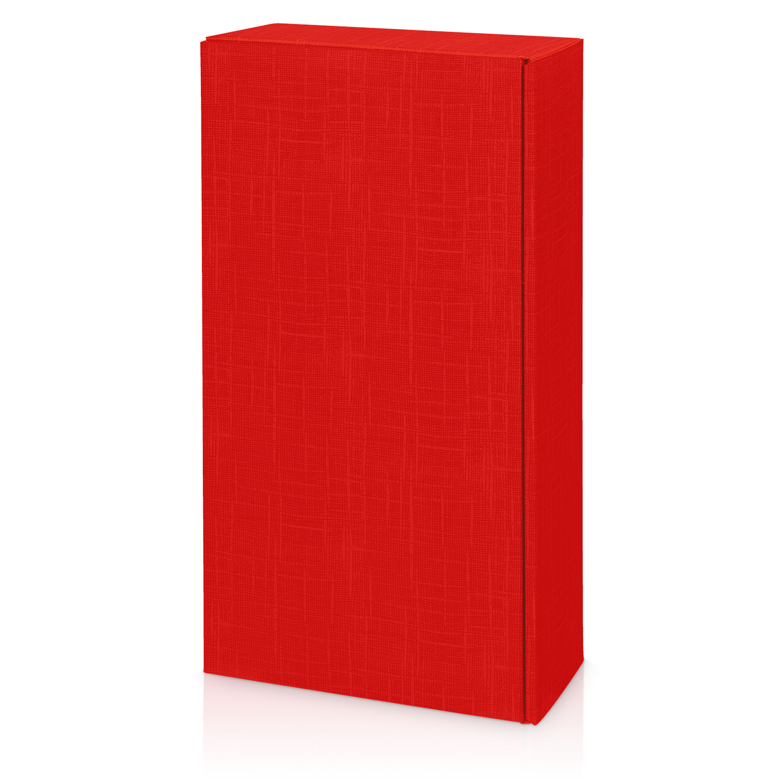 Red Embossed Box Buy Gift Box 2 Bottles Textured Embossed Red | Kayoo International