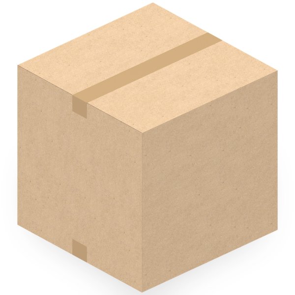 Faltkarton 600 x 600 x 600 mm (2-wellig)