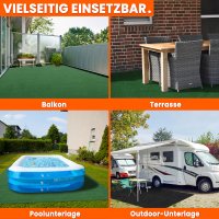 Preview: Rasenteppich Kunstrasen Beige Drainage-Noppen Outdoor Balkon Preview: Rasenteppich Kunstrasen Beige Drainage-Noppen Outdoor Balkon
