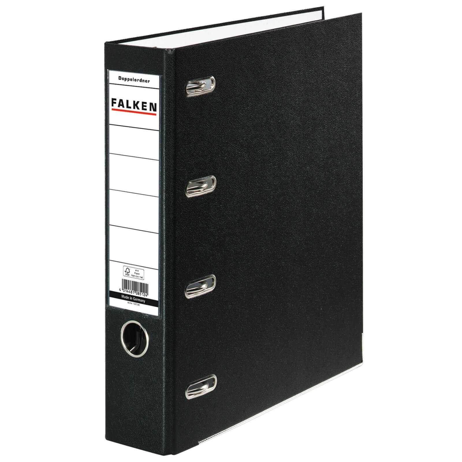 Buy FALKEN PP double lever arch file 2 x A5 black online | Kayoo ...