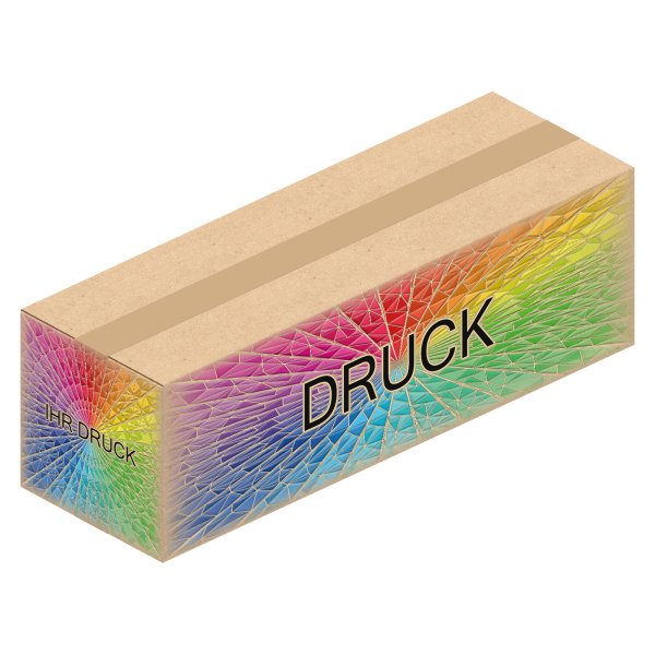 Faltkarton 1186 x 386 x 372 mm (2-wellig) mit Digitaldruck