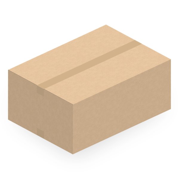 Faltkarton 700 x 500 x 300 mm (2-wellig)