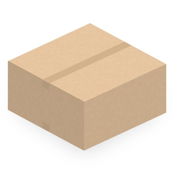 Faltkarton 600 x 600 x 300 mm (2-wellig)