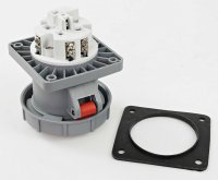 Preview: CEE-Einbausteckdose Anbaudose IP67 63A 5-polig 3P-N-E-P 415V Schraubanschluss Preview: CEE-Einbausteckdose Anbaudose IP67 63A 5-polig 3P-N-E-P 415V Schraubanschluss