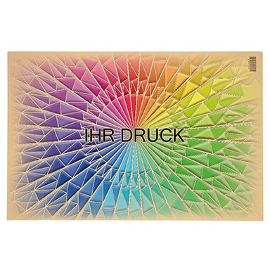 Wellpapp-Zuschnitt Kartonzuschnitt 210 x 297 mm DIN A4 (zweiwellig) mit Digitaldruck