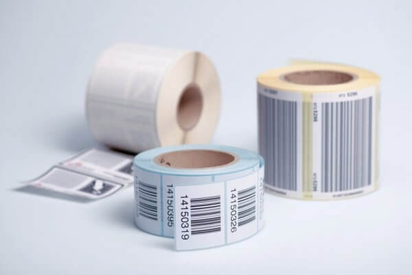 HERMA 4247 Rollenetiketten Thermotransfer 52x25 mm weiß Papier seidenmatt 5000 Stück