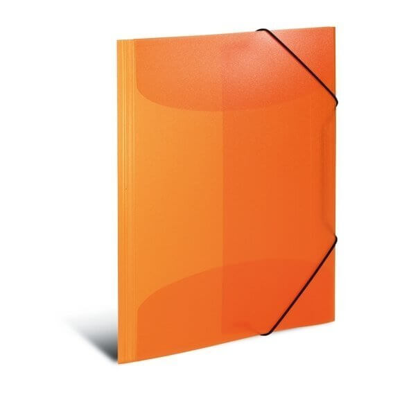 HERMA 19503 3x Sammelmappe A4 PP transluzent orange