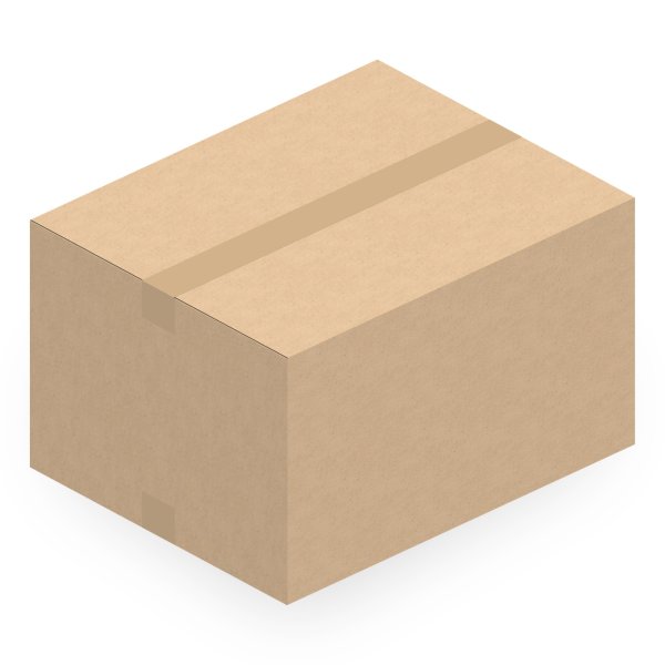 Faltkarton 490 x 390 x 200-280 mm (2-wellig)