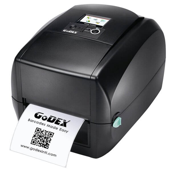 GoDEX Desktopdrucker RT700iW 203 dpi USB LAN WLAN Display