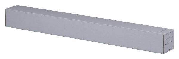 Versandhülse mit Steckverschluss 750 x 75 x 75 mm in Weiß
