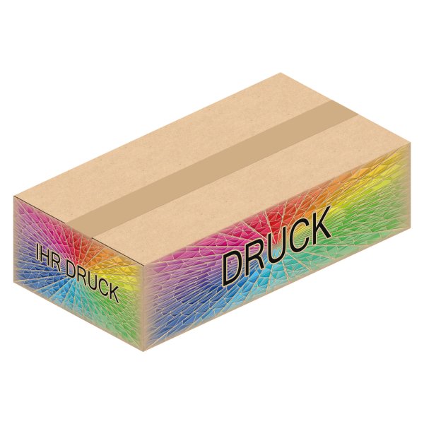 Faltkarton 362 x 187 x 84 mm (2-wellig) mit Digitaldruck
