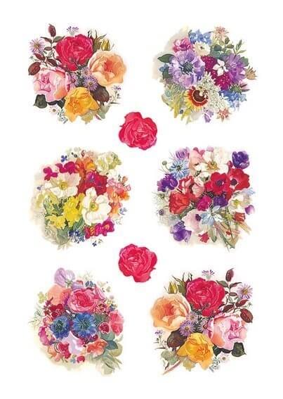 HERMA 3504 10x Sticker DECOR Blumenschmuck