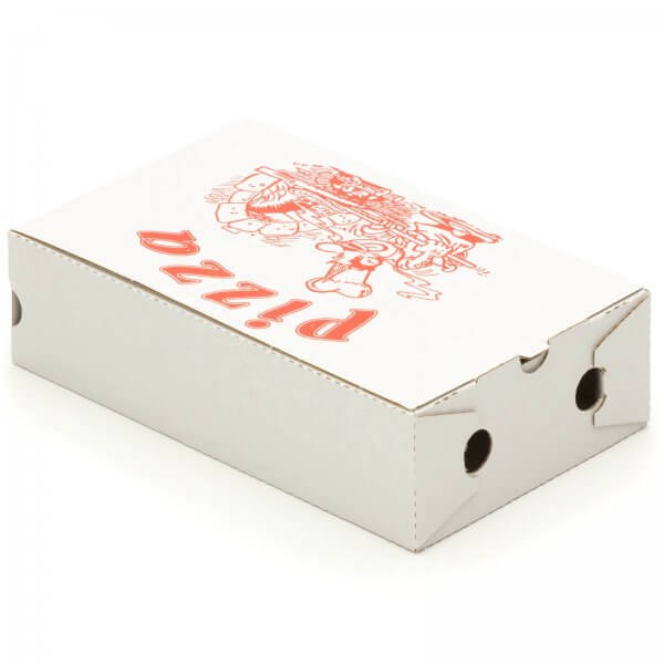 Pizzakarton 270 x 160 x 70 mm "Calzone" Weiß