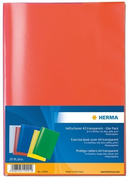 HERMA 19991 Sortierung Heftschoner A5 transparent