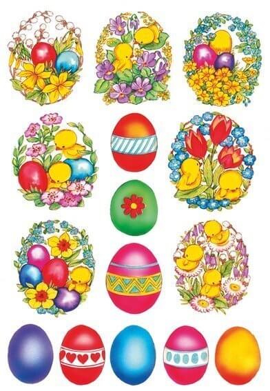 HERMA 3689 10x Sticker DECOR Oster Kompositionen