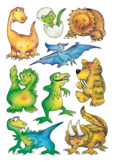 HERMA 3431 10x Sticker DECOR Dinos