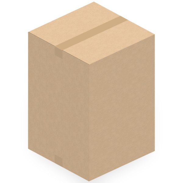 Faltkarton 400 x 400 x 600 mm (2-wellig)