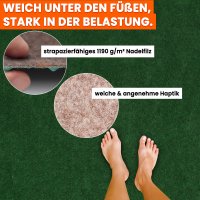 Preview: Rasenteppich Kunstrasen Beige Drainage-Noppen Outdoor Balkon Preview: Rasenteppich Kunstrasen Beige Drainage-Noppen Outdoor Balkon