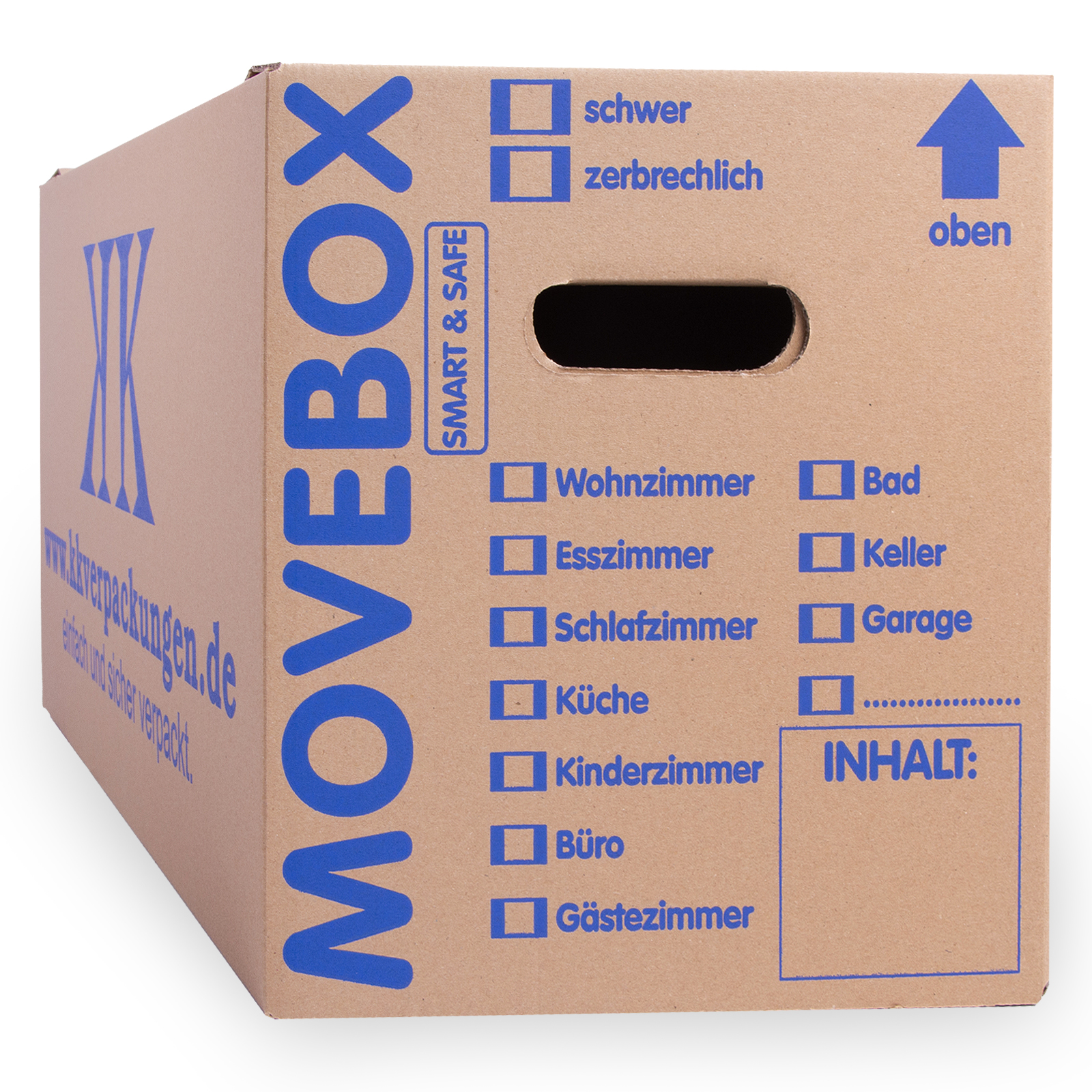 Cartion de déménagement Movebox Smart & Safe sur Kayoo