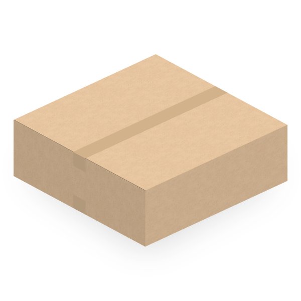 Faltkarton 546 x 546 x 182 mm (2-wellig)
