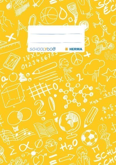 HERMA 19413 10x Heftschoner A5 SCHOOLYDOO gelb