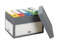 SELECT Archiv Transportcontainer 414 x 331 x 266 mm Grau