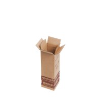 Flaschenversandkarton Flaschenkarton für 1 Flasche 105x105x360 mm PTZ geprüft
