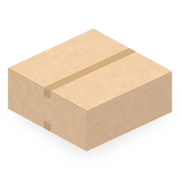 Faltkarton 570 x 570 x 230 mm (2-wellig)