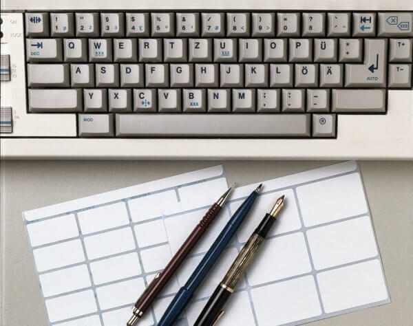 HERMA 2352 Vielzwecketiketten 12 x 30 mm Papier matt Handbeschriftung 1120 Stück Rot