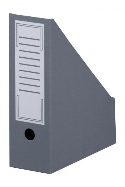 Archiv-Stehsammler mit Beschriftungsfeld 100 mm Rückenbreite DIN A4 Grau